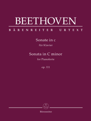 Sonata for Pianoforte in C minor op. 111
