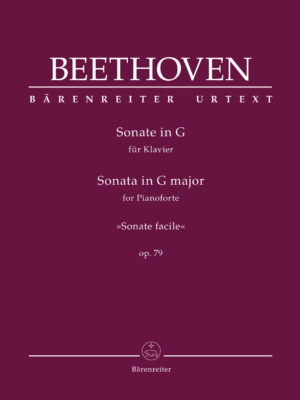 Sonata for Pianoforte in G major op. 79 "Sonate facile"