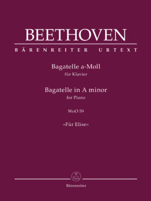 Bagatelle for Piano in A minor WoO 59 "Für Elise"
