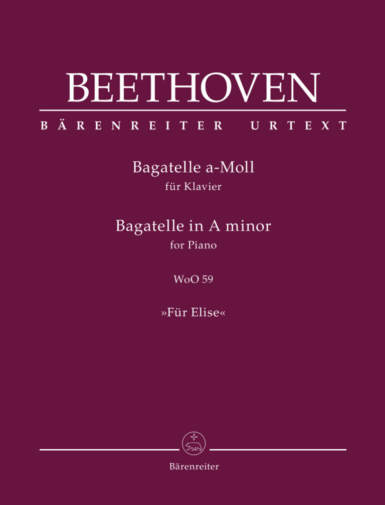 Bagatelle for Piano in A minor WoO 59 "Für Elise"