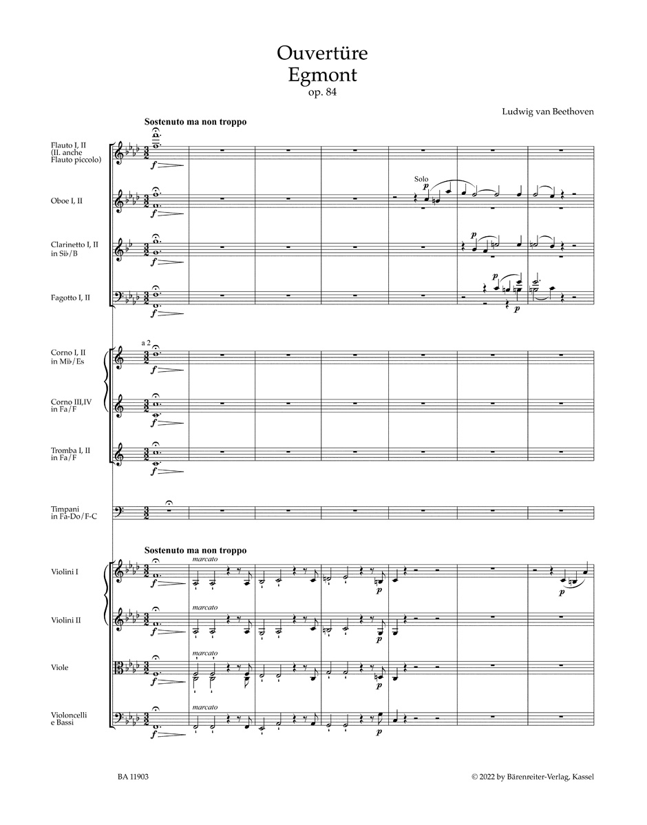 Overture "Egmont" for Orchestra op. 84 - Image 2