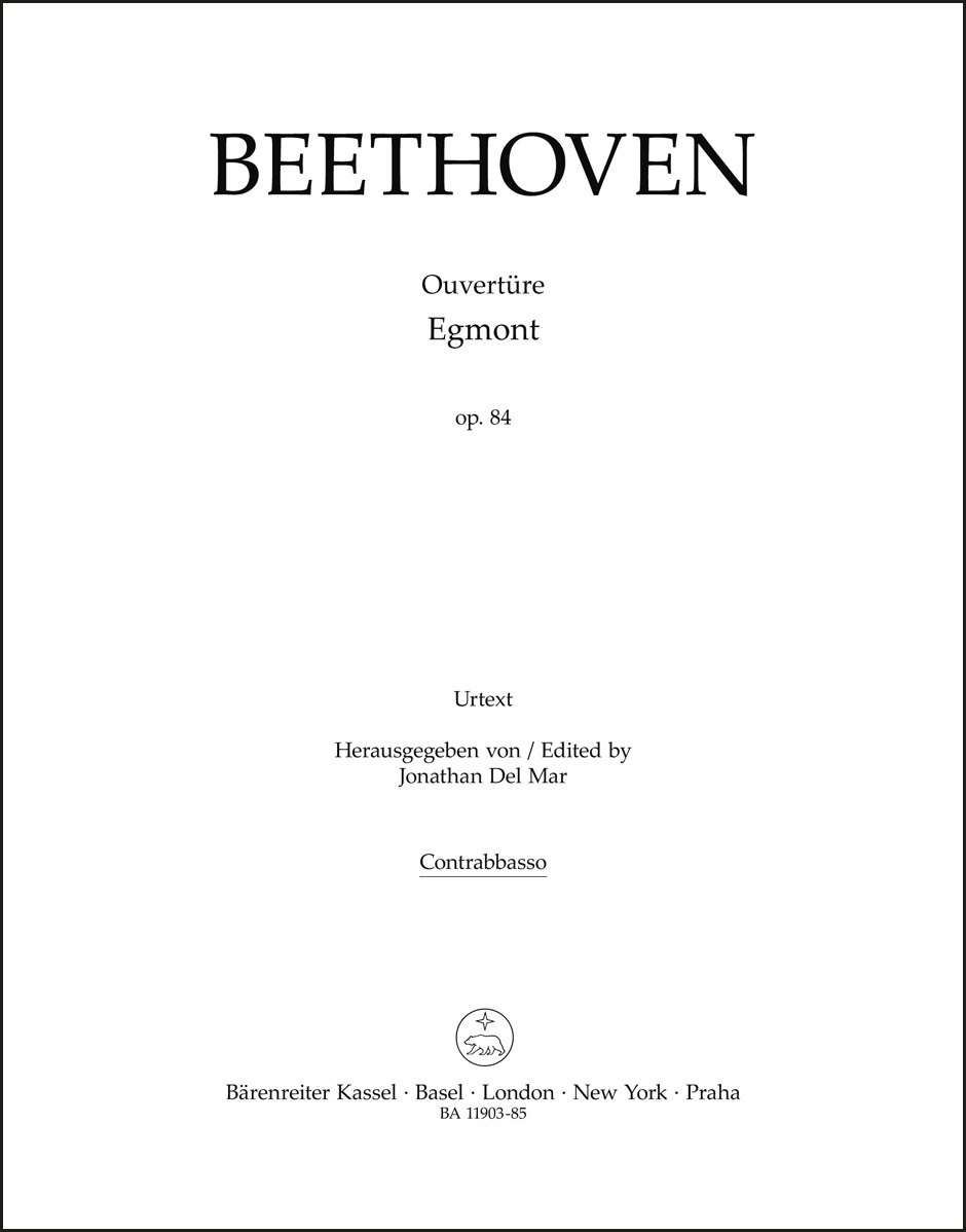 Overture "Egmont" for Orchestra op. 84