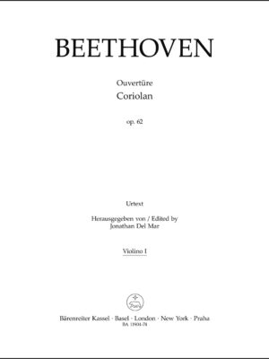 Overture "Coriolan" for Orchestra op. 62
