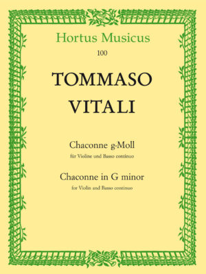 Chaconne for Violin and Bc in G minor