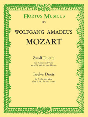 Zwölf Duette für Violine und Viola