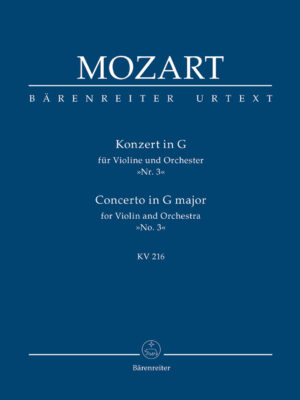 Concerto for Violin and Orchestra no. 3 in G major K. 216