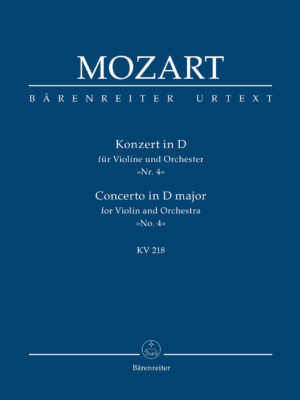 Concerto for Violin and Orchestra no. 4 in D major K. 218