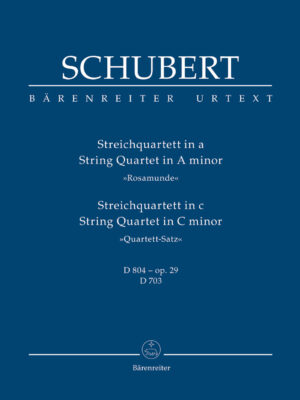 String Quartet A minor D 804 op. 29 "Rosamunde" / String Quartet C minor D 703 "Quartett-Satz" and fragment of the second movement