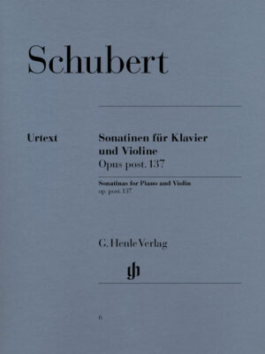 Sonatinas for Piano and Violin op. post. 137 (HN0006)