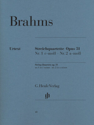 String Quartets op. 51 no.1 in c minor and no.2 in a minor (HN0040)
