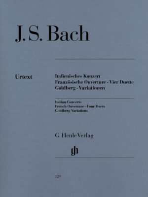 Italian Concerto, French Overture, Four Duets, Goldberg Variations (HN0129)