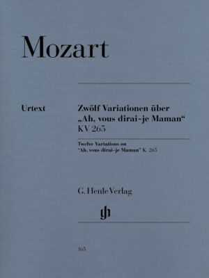 Twelve Variations on "Ah, vous dirai-je Maman" K. 265 (HN0165)