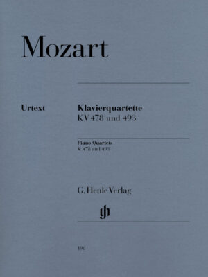 Piano Quartets K. 478 and 493 (HN0196)