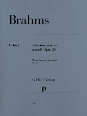 Piano Quartet g minor op. 25 (HN0197)