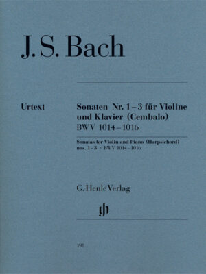 Sonatas for Violin and Piano (Harpsichord) Nos. 1-3 BWV 1014-1016 (HN0198)