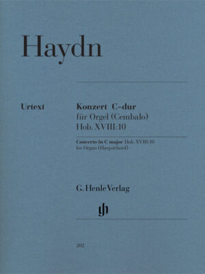 Concerto for Organ (Harpsichord) with String instruments C major Hob. XVIII:10 (First Edition) (HN0202)