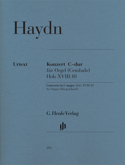 Concerto for Organ (Harpsichord) with String instruments C major Hob. XVIII:10 (First Edition) (HN0202)