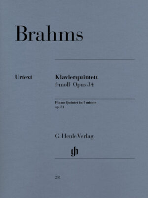 Piano Quintet f minor op. 34 (HN0251)