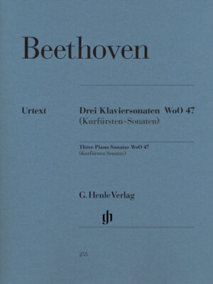 3 Piano Sonatas WoO 47 [Kurfürsten] (HN0255)