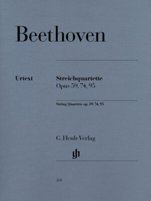 String Quartets op. 59, 74, 95 (HN0268)