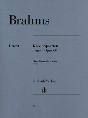Piano Quartet in c minor op. 60 (HN0285)