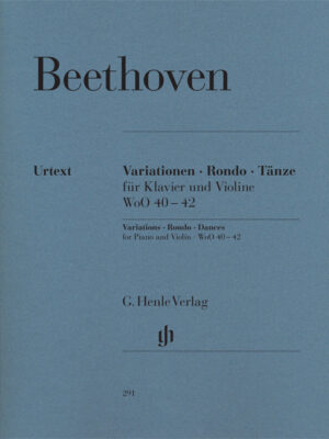 Variations, Rondo, Dances for Piano and Violin WoO 40-42 (HN0291)