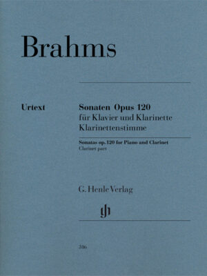 Sonatas for Piano and Clarinet op. 120, 1 and 2 (HN0316)
