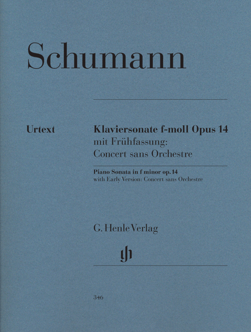 Piano Sonata in f minor op. 14 with Early Version: Concert sans Orchestre (HN0346)