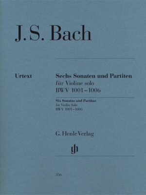 Six Sonatas and Partitas BWV 1001-1006 for Violin solo (HN0356)
