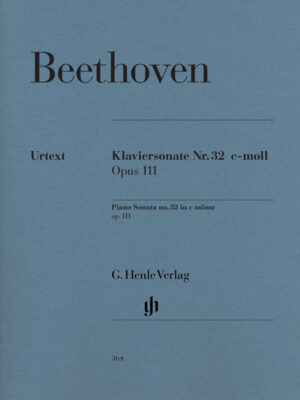 Piano Sonata no. 32 in c minor op. 111 (HN0364)