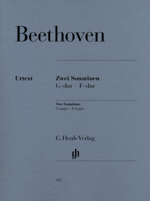 2 Sonatinas for Piano in F major and G major Anh. 5 (HN0365)