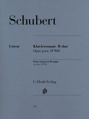Piano Sonata in B flat major op. post. D 960 (HN0399)