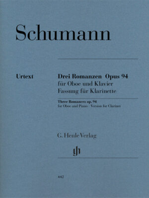 Three Romances op. 94 for Oboe and Piano (HN0442)