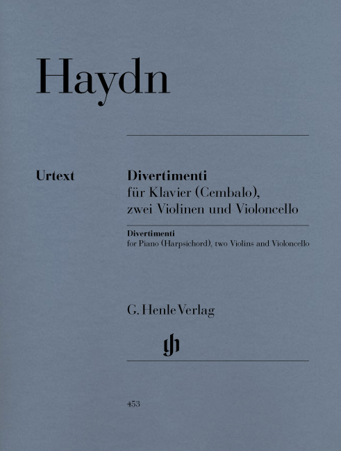 Divertimenti for Piano (Cembalo), 2 Violins and Violoncello (HN0453)