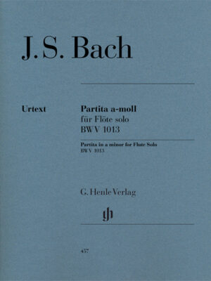 Partita in a minor for Flute Solo BWV 1013 (HN0457)