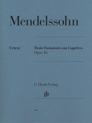 Trois Fantaisies ou Caprices op. 16 (HN0462)