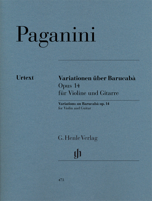 Variations on Barucabà op. 14 for Violin and Guitar (HN0473)