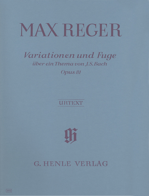 Variations and Fugue on a Theme by J. S. Bach op. 81 (HN0493)