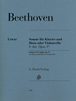 Sonata in F major op. 17 for Piano and Horn or Violoncello (HN0498)