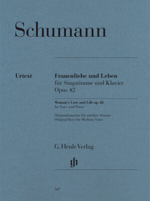 Woman’s Love and Life (Frauenliebe und Leben) for Voice and Piano op. 42 (HN0547)