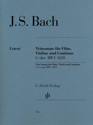 Trio Sonata for Flute, Violin and Continuo in G major BWV 1038 (HN0554)