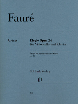 Élégie for Violoncello and Piano op. 24 (HN0563)