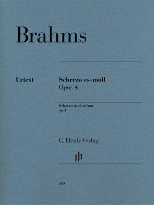 Scherzo in e flat minor op. 4 (HN0569)