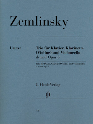 Trio for Piano, Clarinet (Violin) and Violoncello in d minor op. 3 (HN0578)