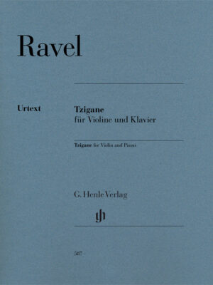 Tzigane for Violin and Piano (HN0587)