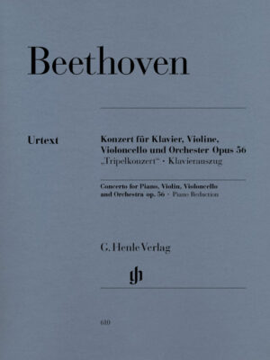 Concerto for Piano, Violin, Violoncello and Orchestra op. 56 "Triple Concerto" (HN0610)