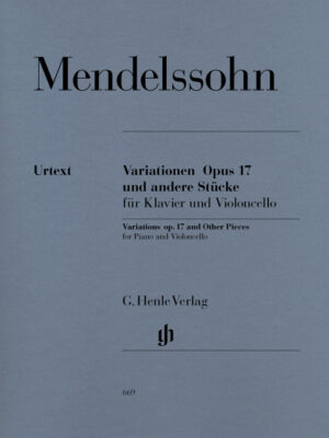 Variations op. 17 and Other Pieces for Piano and Violoncello (HN0669)