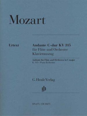 Andante for Flute and Orchestra in C major K. 315 (HN0675)