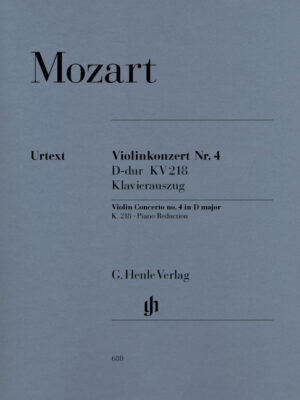 Violin Concerto no. 4 in D major K. 218 (HN0680)