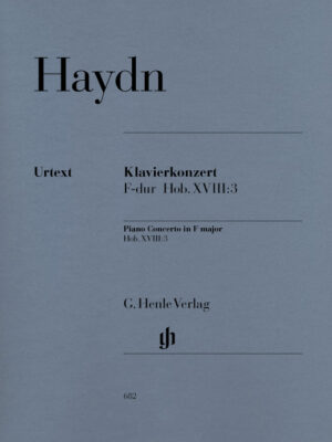Concerto for Piano (Harpsichord) and Orchestra inF major Hob. XVIII:3 (HN0682)